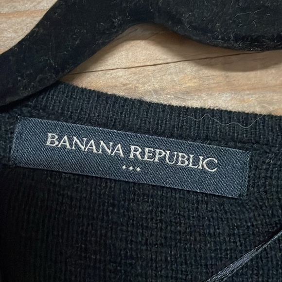 Banana Republic size OS Black Open Front Tie Soft and Stretchy Sweater Cardigan - Picture 2 of 10